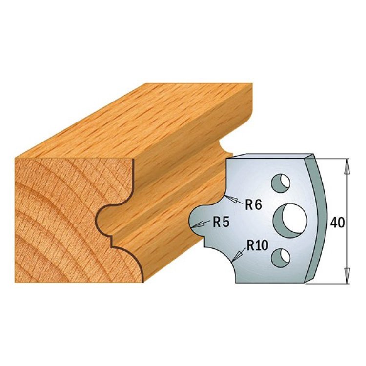 Par contracuchillas 40x4mm(691.012) CMT