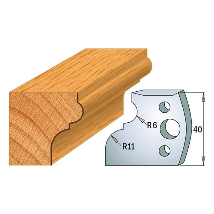 Par contracuchillas 40x4mm(691.111) CMT