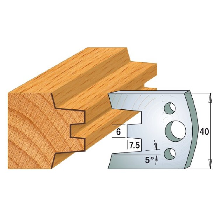 Par contracuchillas 40x4mm(691.113) CMT