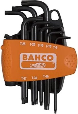 Imagen Juego de llaves allen torx inviolable 8 pzs BE-8675 Bahco