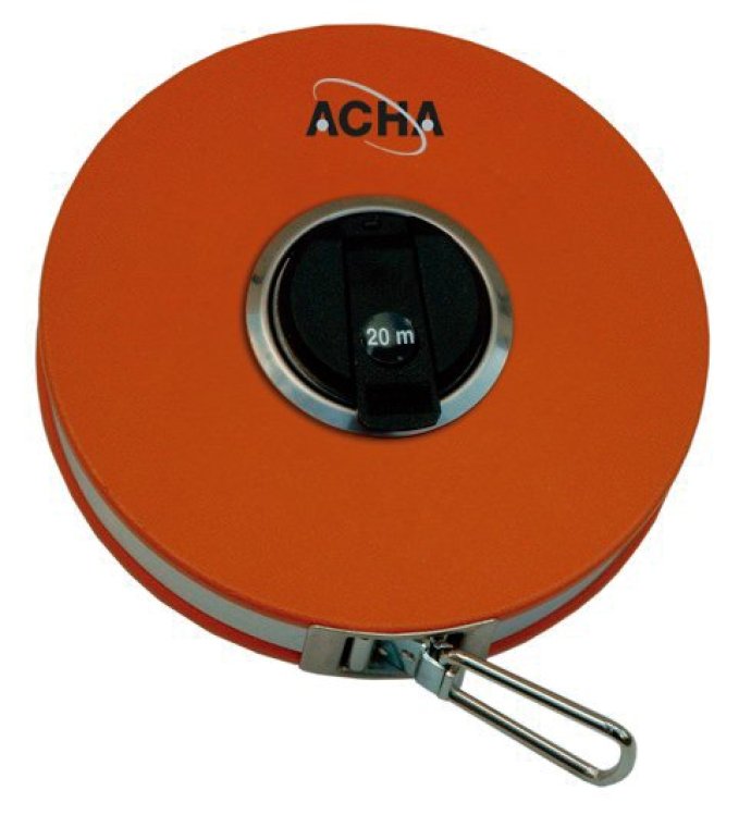 Cinta Metrica de Acero 20mx13mm Caja Redonda Metalica Cerrada 54844 Acha