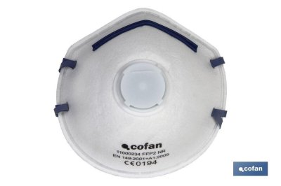 Imagen Mascarilla Protección C/Válvula FFP2 Cofan